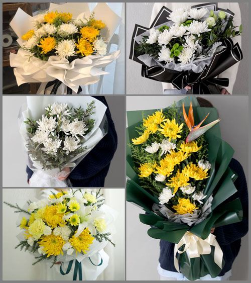 河北沧州东光县找王镇白事花束代送